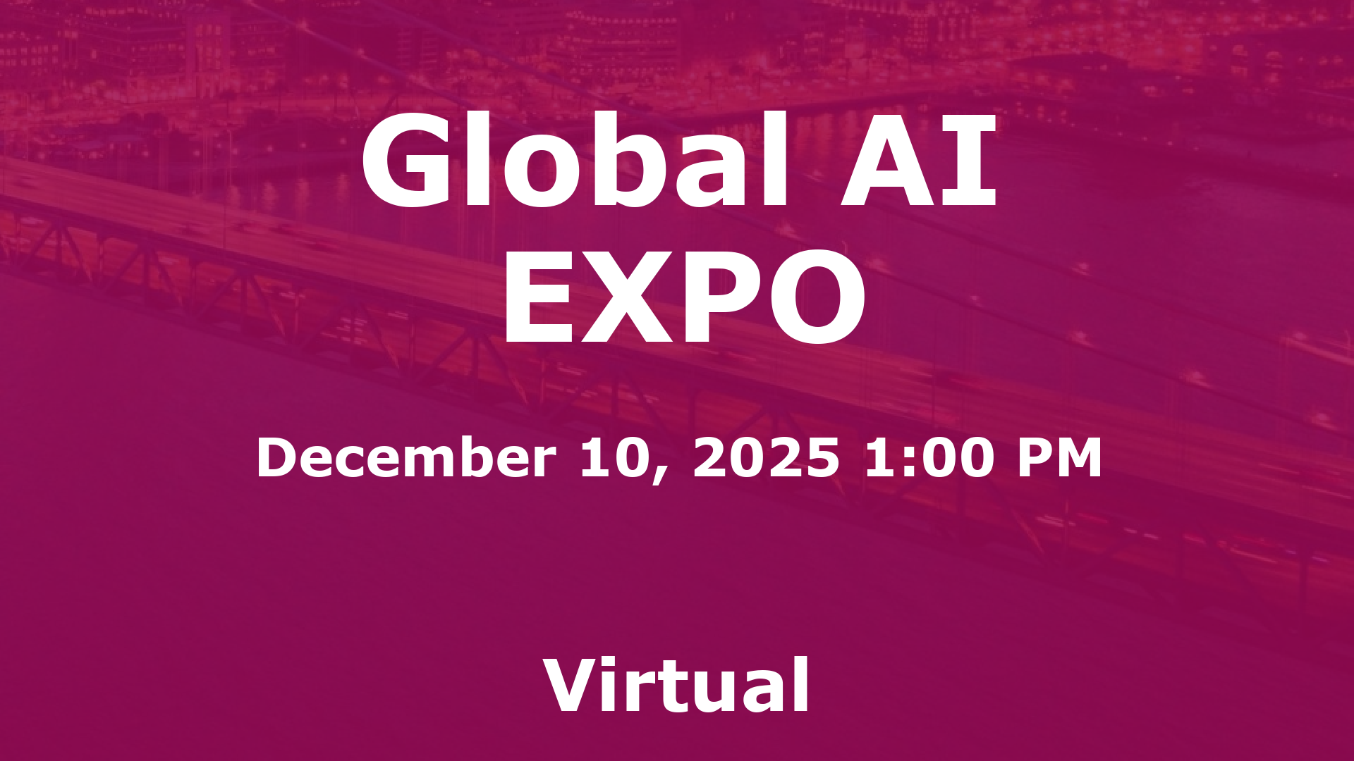 Global AI EXPO event image